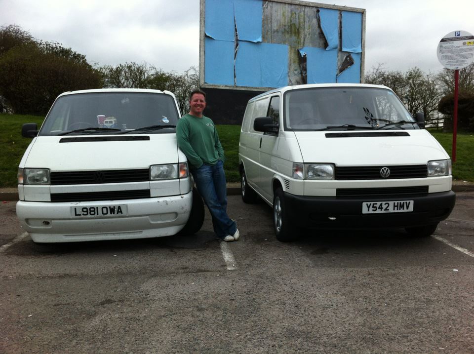 My friend David leant against his van next to mine, I only wanted a shot of my van but he has to be in every photo.